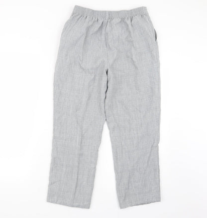 Womens UK Size 12 Marks and Spencer Regular Fit  Grey Trousers
