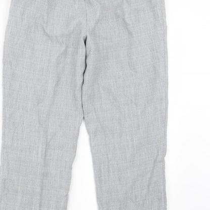 Womens UK Size 12 Marks and Spencer Regular Fit  Grey Trousers