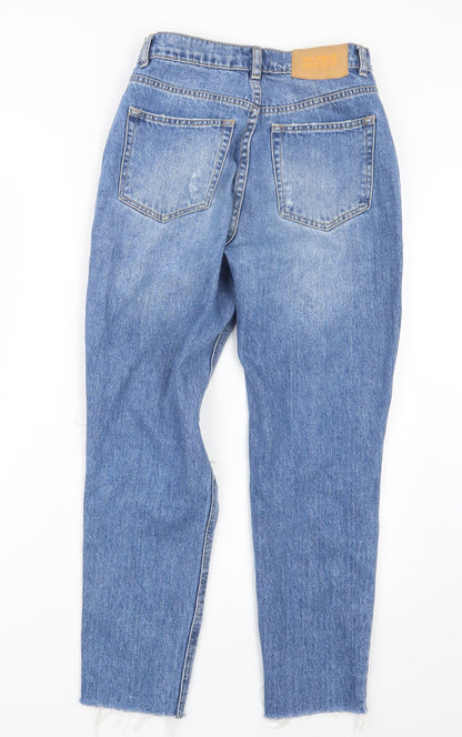 Pull&Bear Womens Blue  Denim Mom Jeans Size 6 L26 in