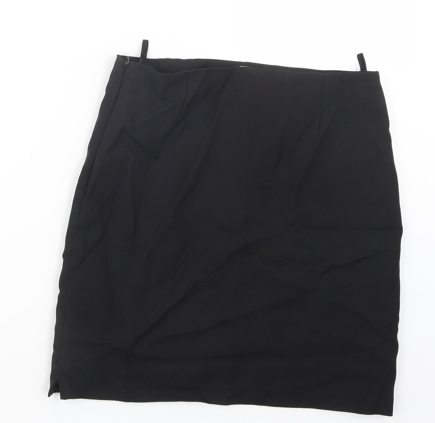Beau Brummel Womens Black   Straight & Pencil Skirt Size 28 in