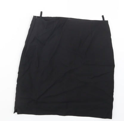 Beau Brummel Womens Black   Straight & Pencil Skirt Size 28 in