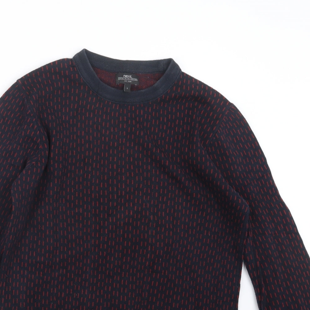 NEXT Mens Blue  Knit Pullover Jumper Size S