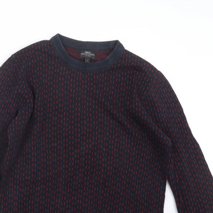 NEXT Mens Blue  Knit Pullover Jumper Size S