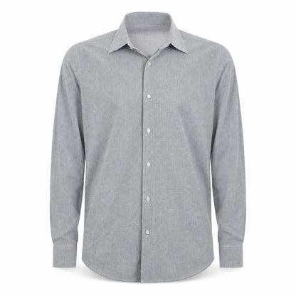 Mens UK Size 15.5 NEXT Black  Button-Up Long Sleeve Casual Shirt
