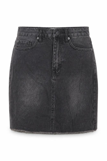 Womens UK Size 6 New Look Straight & Pencil Denim Skirt