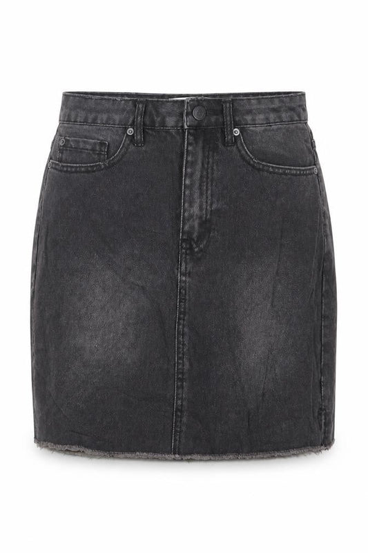 Womens UK Size 6 New Look Straight & Pencil Denim Skirt