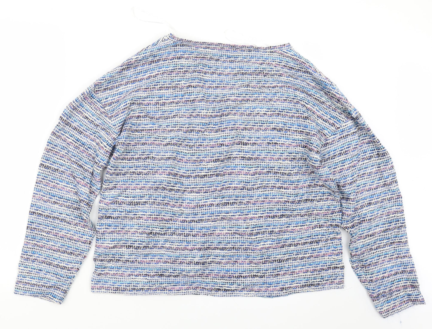 Womens UK Size 14 M&Co Blue Pullover Jumper