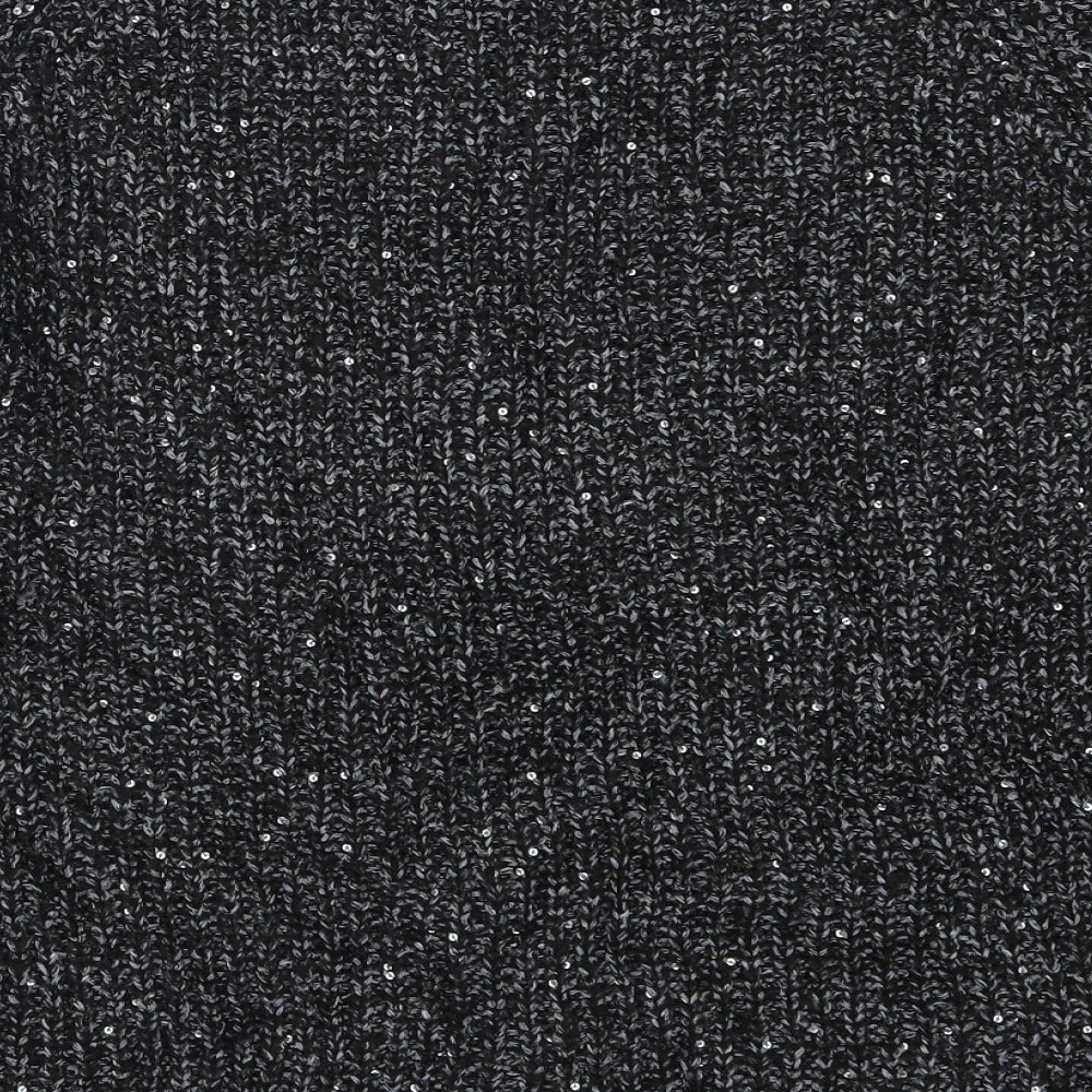 Nutmeg Womens Grey  Knit Pullover Jumper Size 14