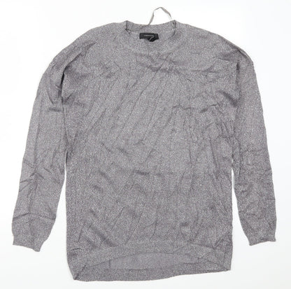 Womens UK Size 8 Atmosphere Grey Pullover Jumper