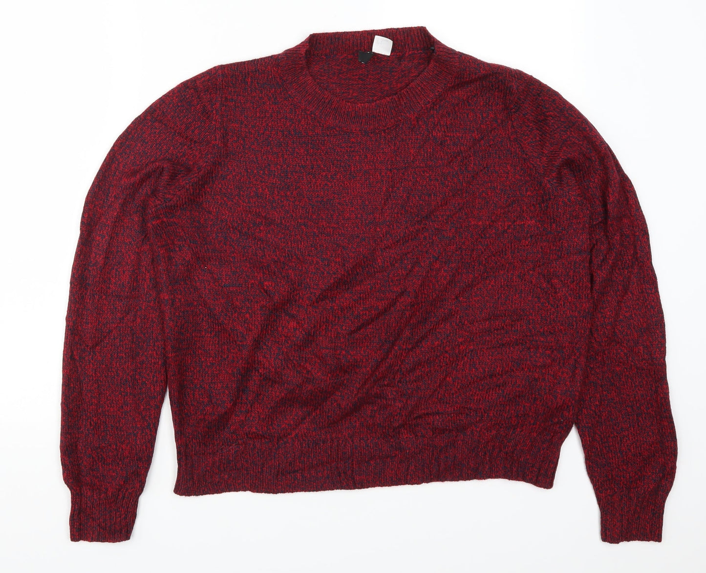 Womens UK Size M H&M Red Pullover Jumper