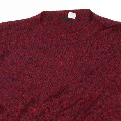 Womens UK Size M H&M Red Pullover Jumper
