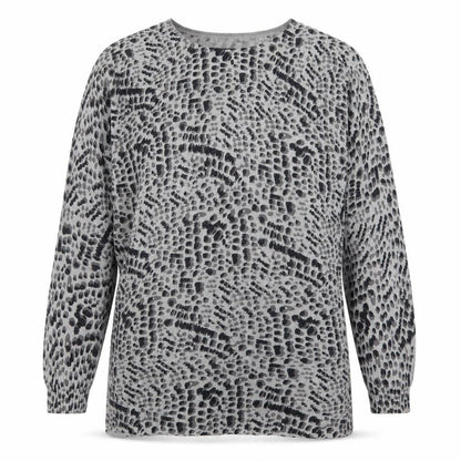Womens UK Size M David Emanuel Grey Pullover Jumper