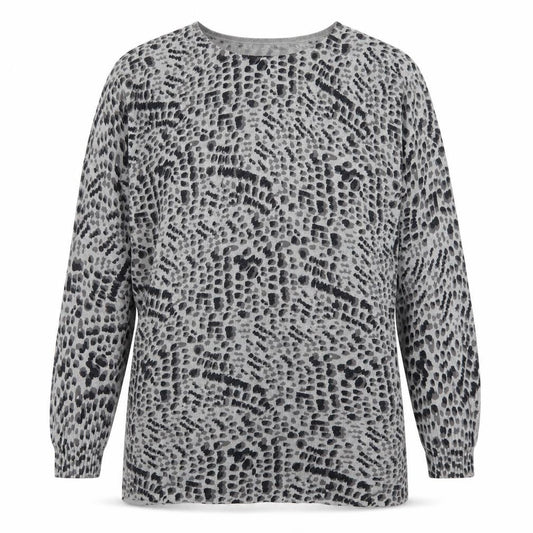 Womens UK Size M David Emanuel Grey Pullover Jumper