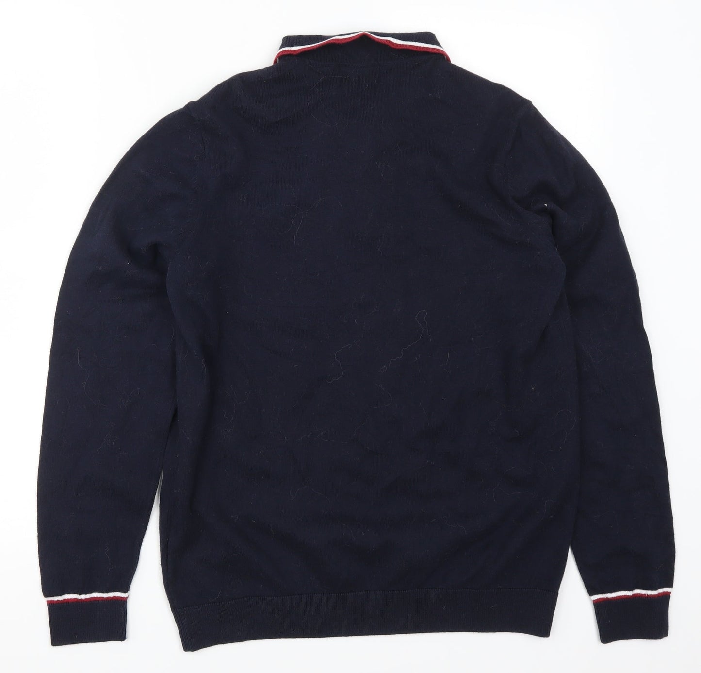 Blue Harbour Mens Blue  Knit Pullover Jumper Size S