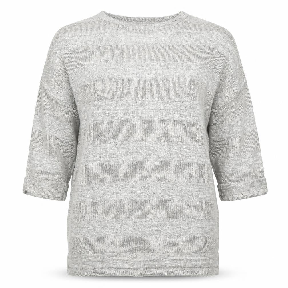 Womens UK Size S Papaya Silver Pullover Jumper