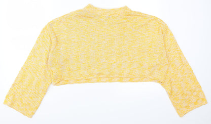 Womens UK Size L H&M Yellow Pullover Jumper