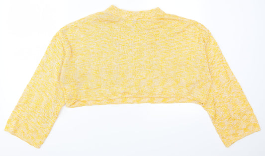 Womens UK Size L H&M Yellow Pullover Jumper