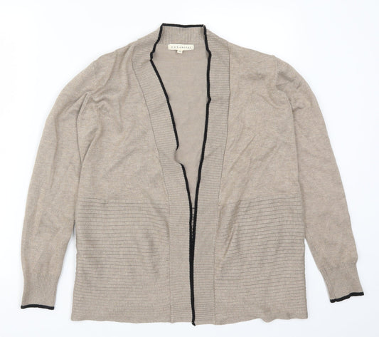 Womens UK Size S Retrology Brown Cardigan Jumper