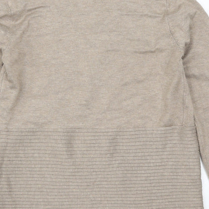 Womens UK Size S Retrology Brown Cardigan Jumper