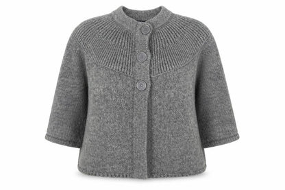 Womens UK Size 10 Debenhams Grey Cardigan Jumper