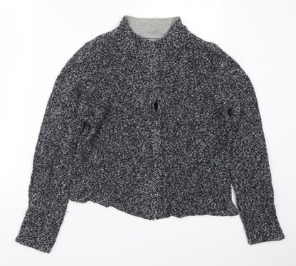 Womens UK Size 12 Bianca Grey Cardigan Jumper