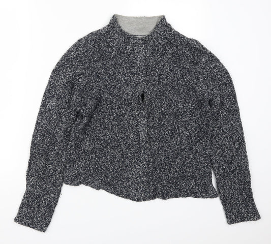 Womens UK Size 12 Bianca Grey Cardigan Jumper