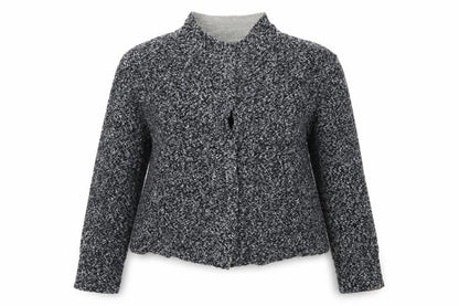 Womens UK Size 12 Bianca Grey Cardigan Jumper