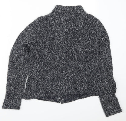 Womens UK Size 12 Bianca Grey Cardigan Jumper