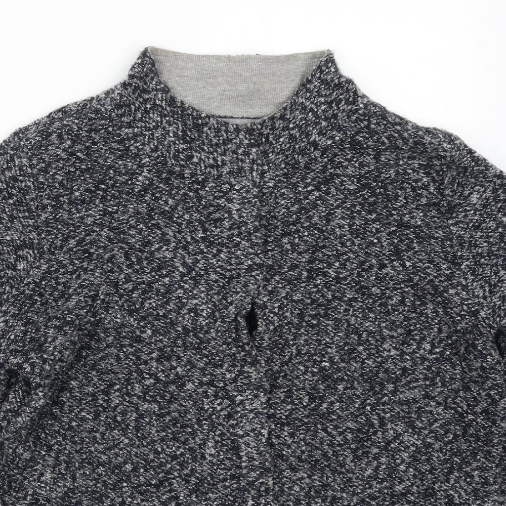 Womens UK Size 12 Bianca Grey Cardigan Jumper