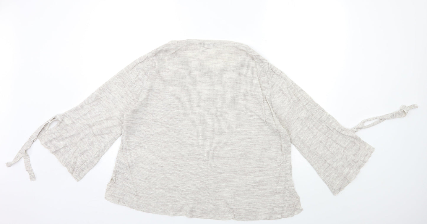 TU Womens Grey  Knit Pullover Jumper Size 10