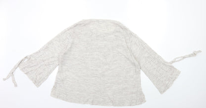 TU Womens Grey  Knit Pullover Jumper Size 10
