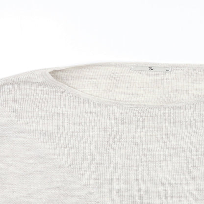 TU Womens Grey  Knit Pullover Jumper Size 10