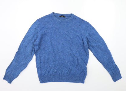 Cedar Wood State Mens Blue  Knit Pullover Jumper Size L