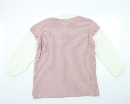 In the Style Womens Pink  Knit Jumper Dress  Size 6