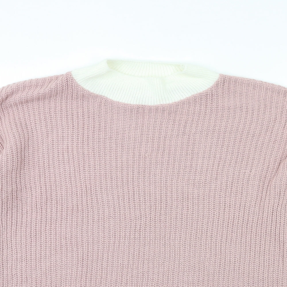 In the Style Womens Pink  Knit Jumper Dress  Size 6