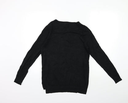 Womens UK Size 10 Peacocks Black Pullover Jumper