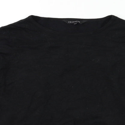 Womens UK Size 10 Peacocks Black Pullover Jumper