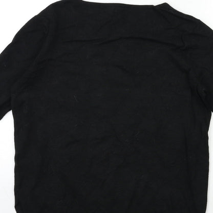 Womens UK Size 10 Peacocks Black Pullover Jumper