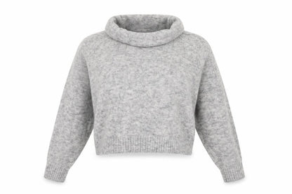 H&M Womens Grey  Knit Pullover Jumper Size XS