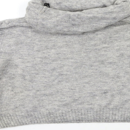H&M Womens Grey  Knit Pullover Jumper Size XS