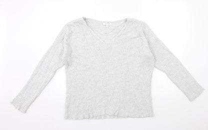 Womens UK Size S Topshop Grey Pullover Jumper