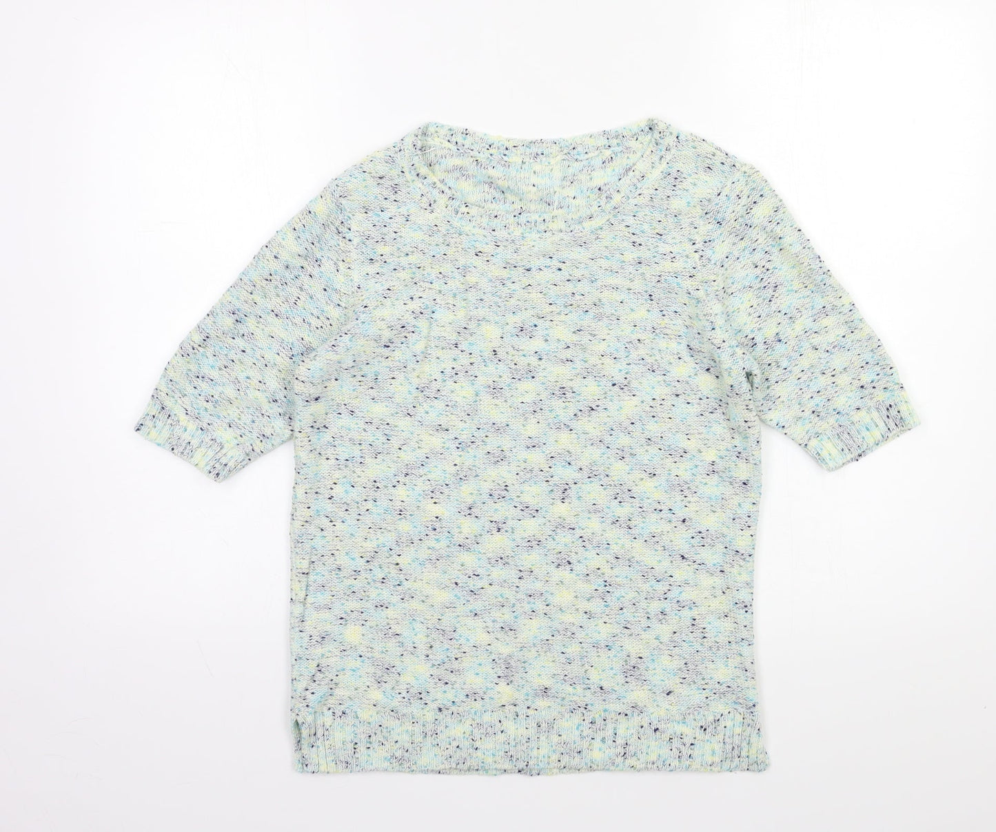 Womens UK Size 10 M&Co Blue Pullover Jumper