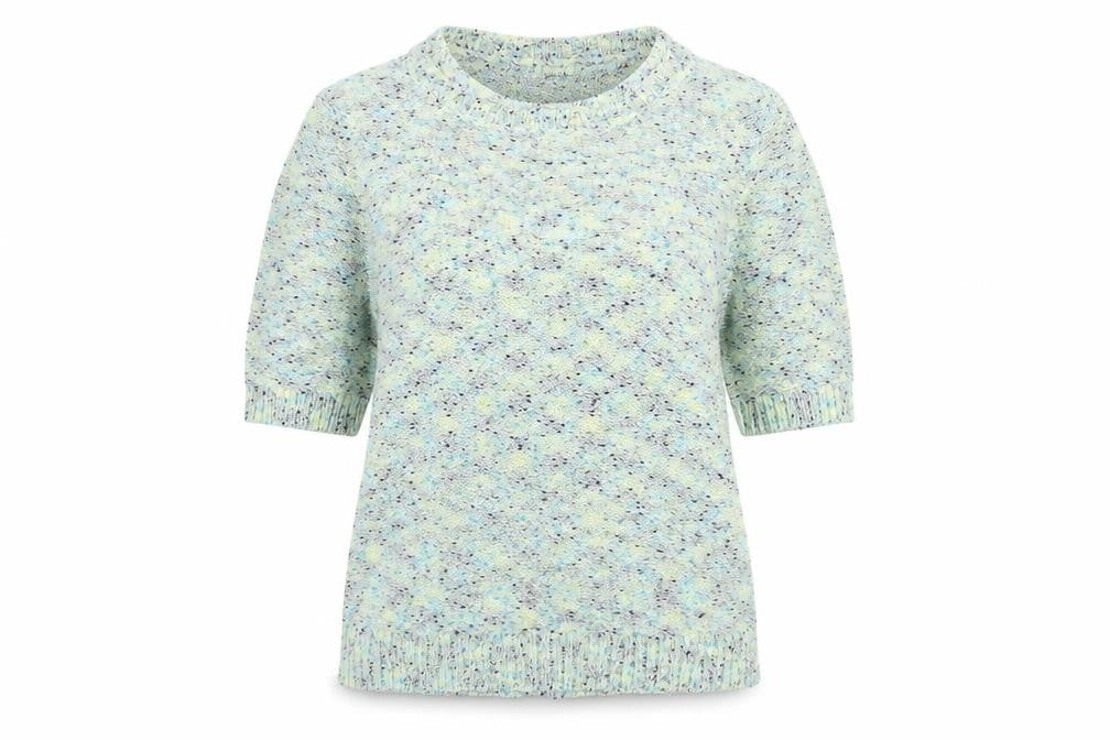 Womens UK Size 10 M&Co Blue Pullover Jumper