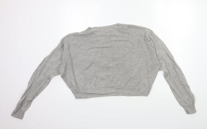 Womens UK Size S H&M Grey Pullover Jumper