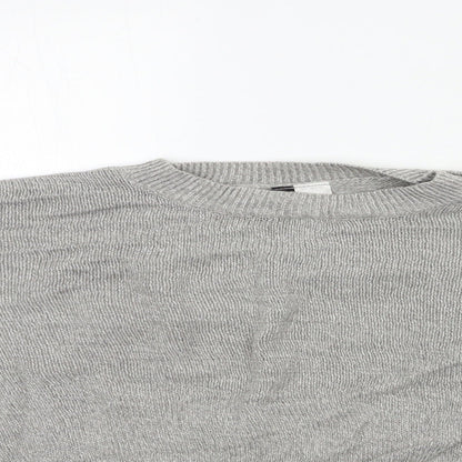 Womens UK Size S H&M Grey Pullover Jumper