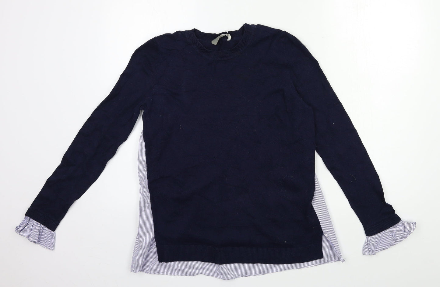 Womens UK Size S Oasis Blue Pullover Jumper