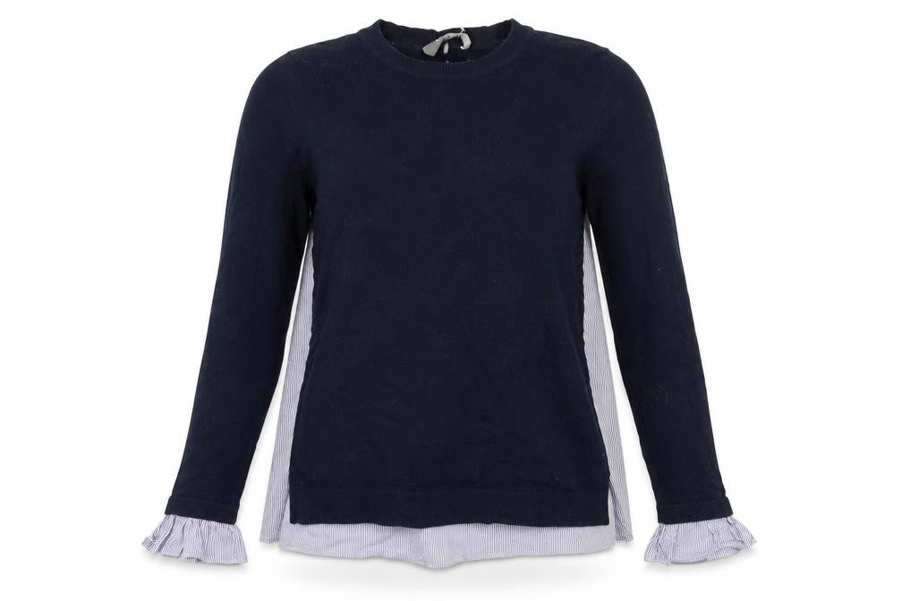 Womens UK Size S Oasis Blue Pullover Jumper
