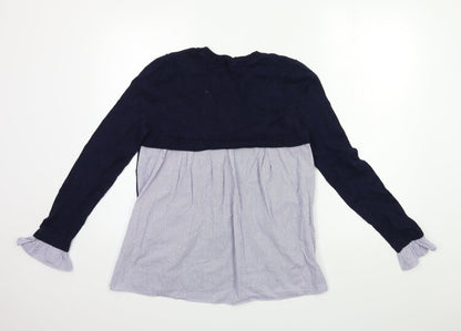 Womens UK Size S Oasis Blue Pullover Jumper