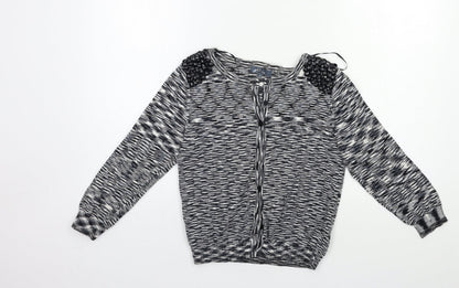 Womens UK Size 8 evie Grey Cardigan Jumper