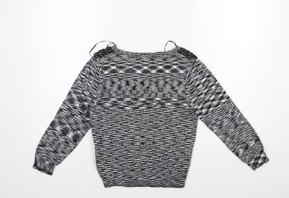 Womens UK Size 8 evie Grey Cardigan Jumper